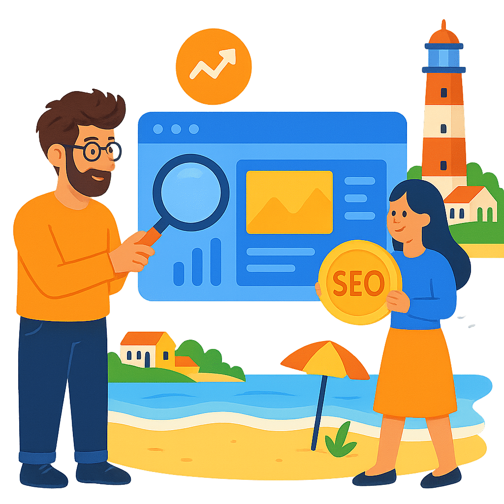 Référencement SEO & SEA à La Rochelle et Oléron - Le Web Ø'Léon